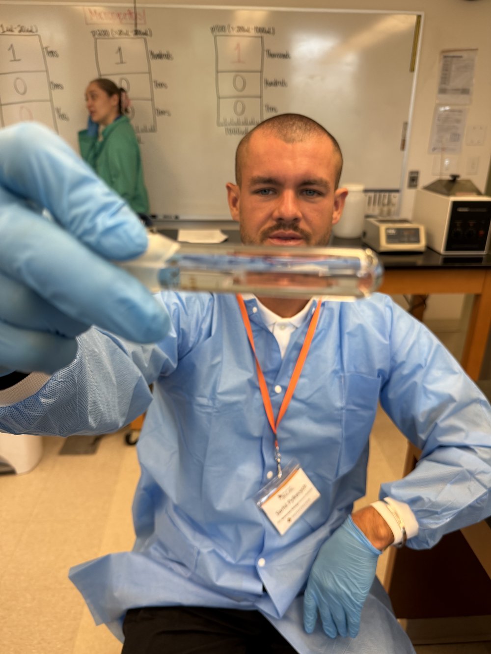 Founder in a molecular biology lab, 2025